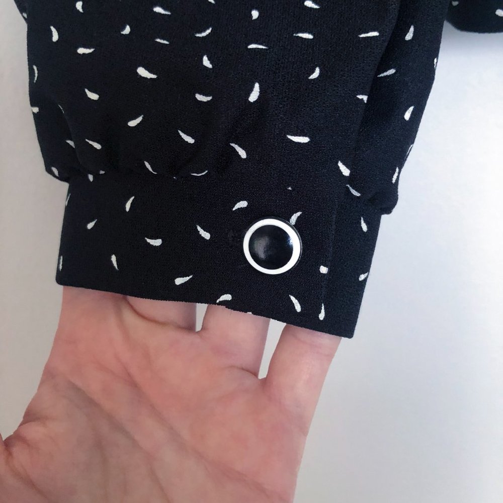 V.I. Petites Vintage Collared Long Sleeve Cardigan Shirt - Picture 4 of 6